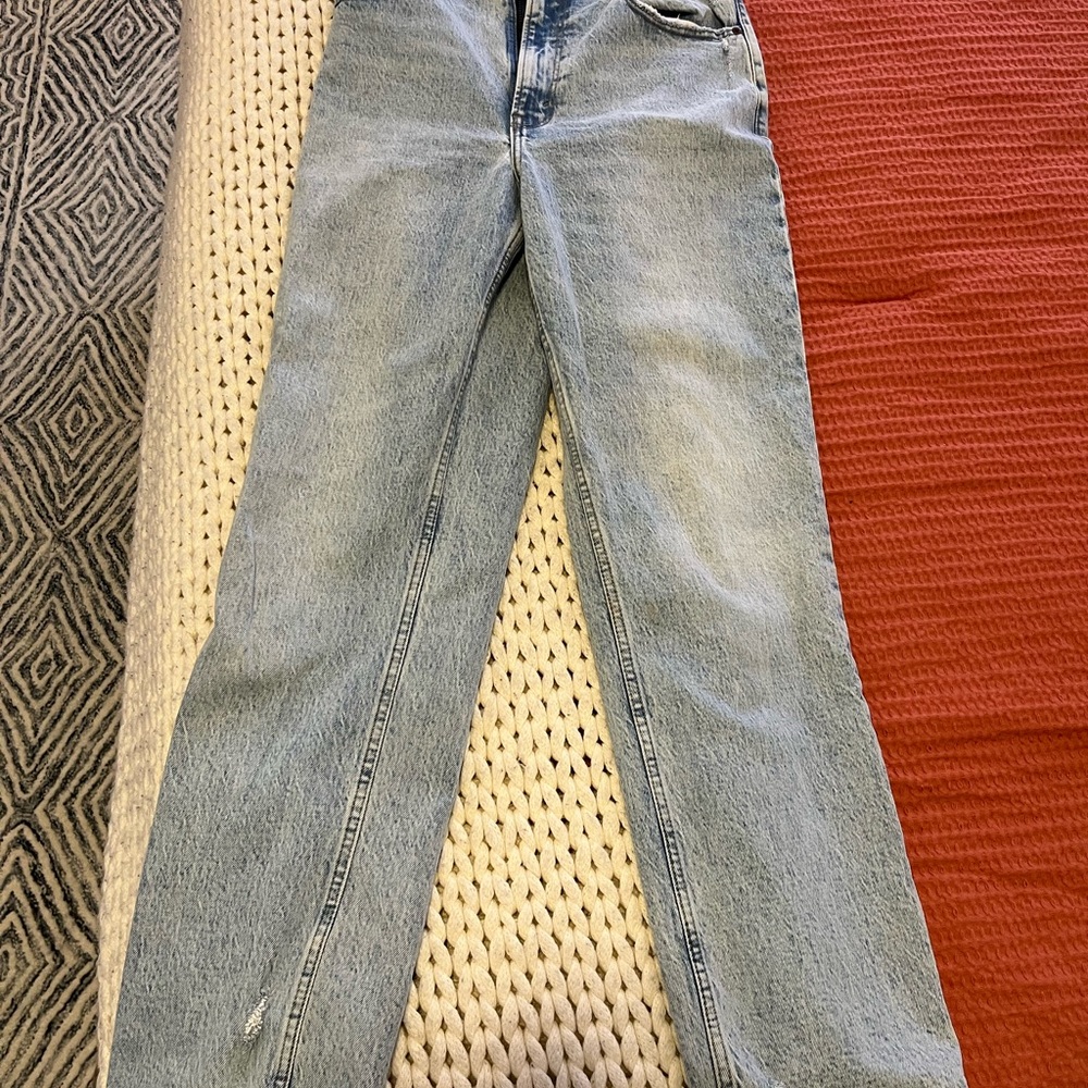 Abercrombie & Fitch Women’s “The 90s Straight” Ultra High Rise, Curve love Sz 28